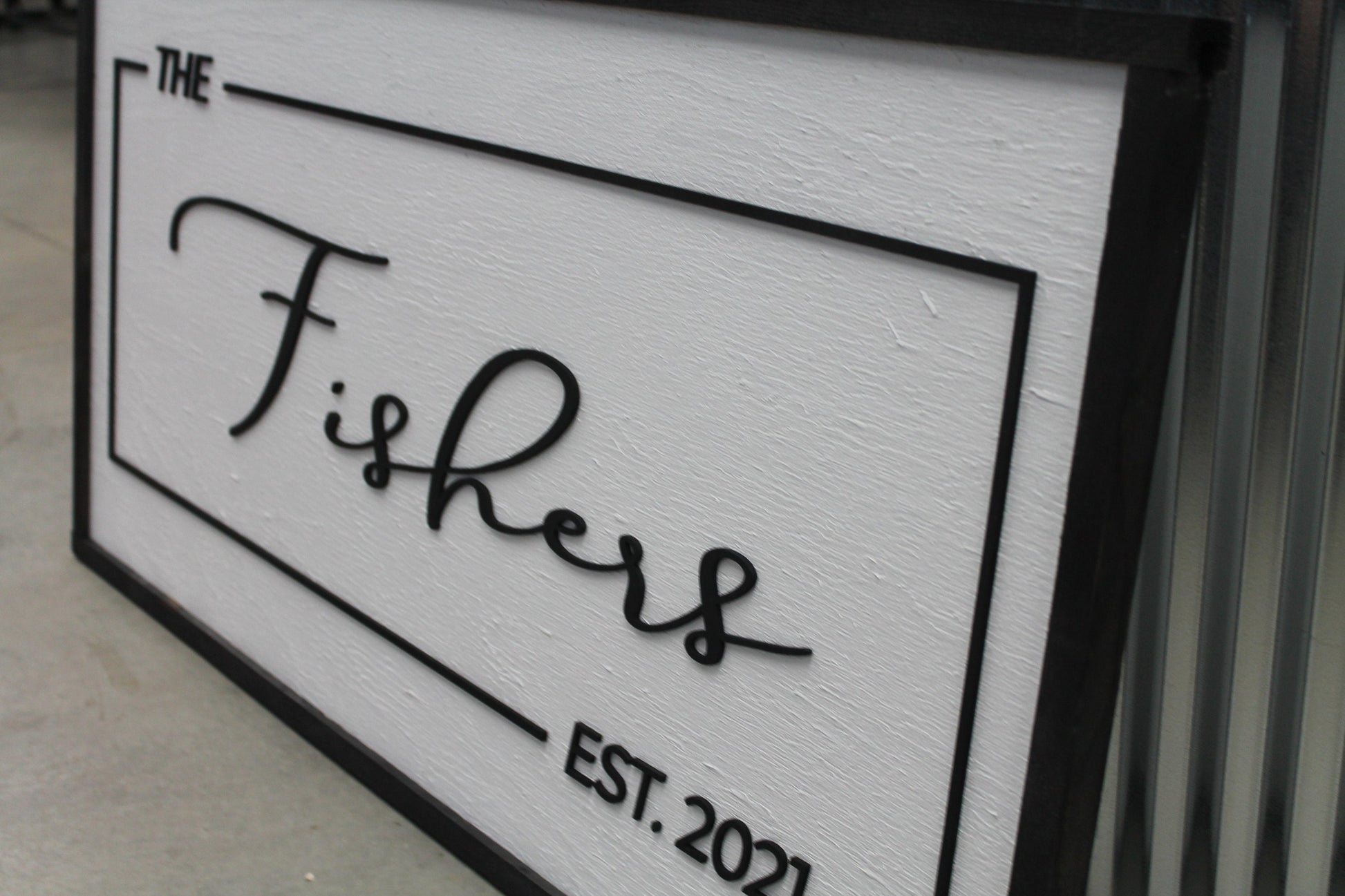Custom Last Name Established Wood Laser Cut Out 3D Sign Elevated Letters Personalized Wedding Gift New Home Bridal Gift Renew Vows