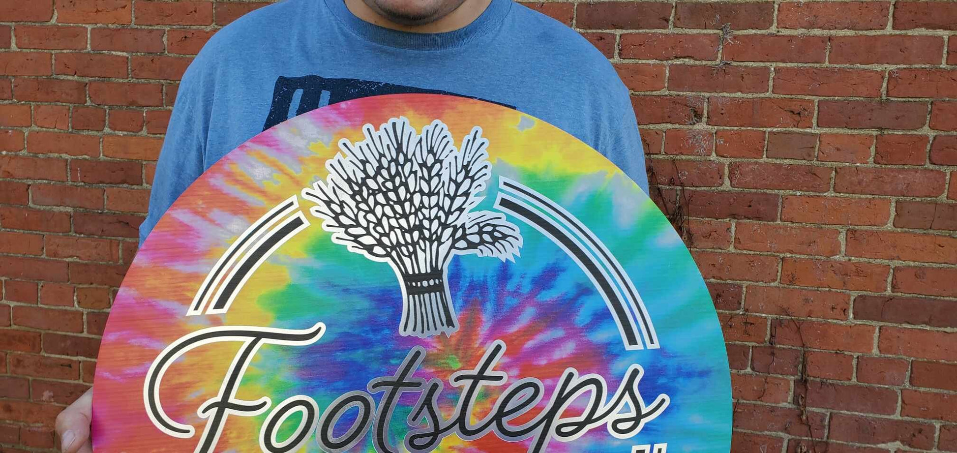 Personalized Aluminum Sign with your Custom business Logo on Aluminum Great for outdoors not steel will not rust