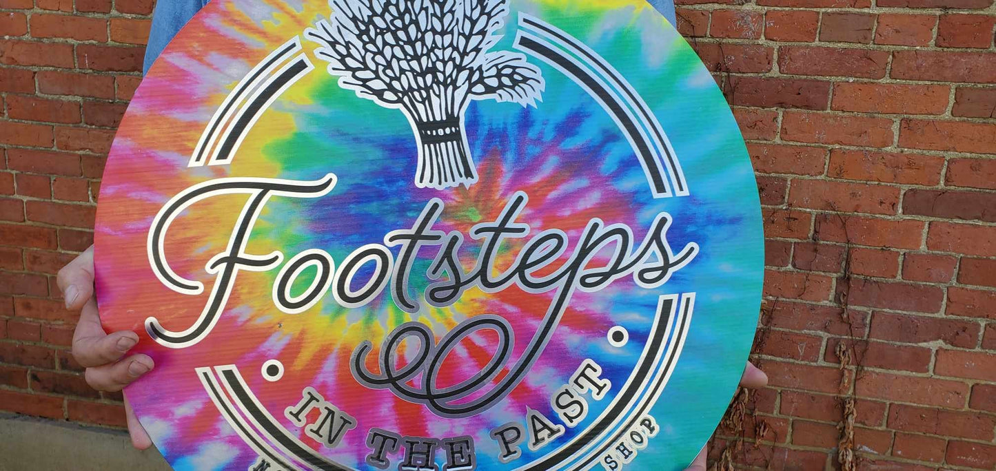 Personalized Aluminum Sign with your Custom business Logo on Aluminum Great for outdoors not steel will not rust