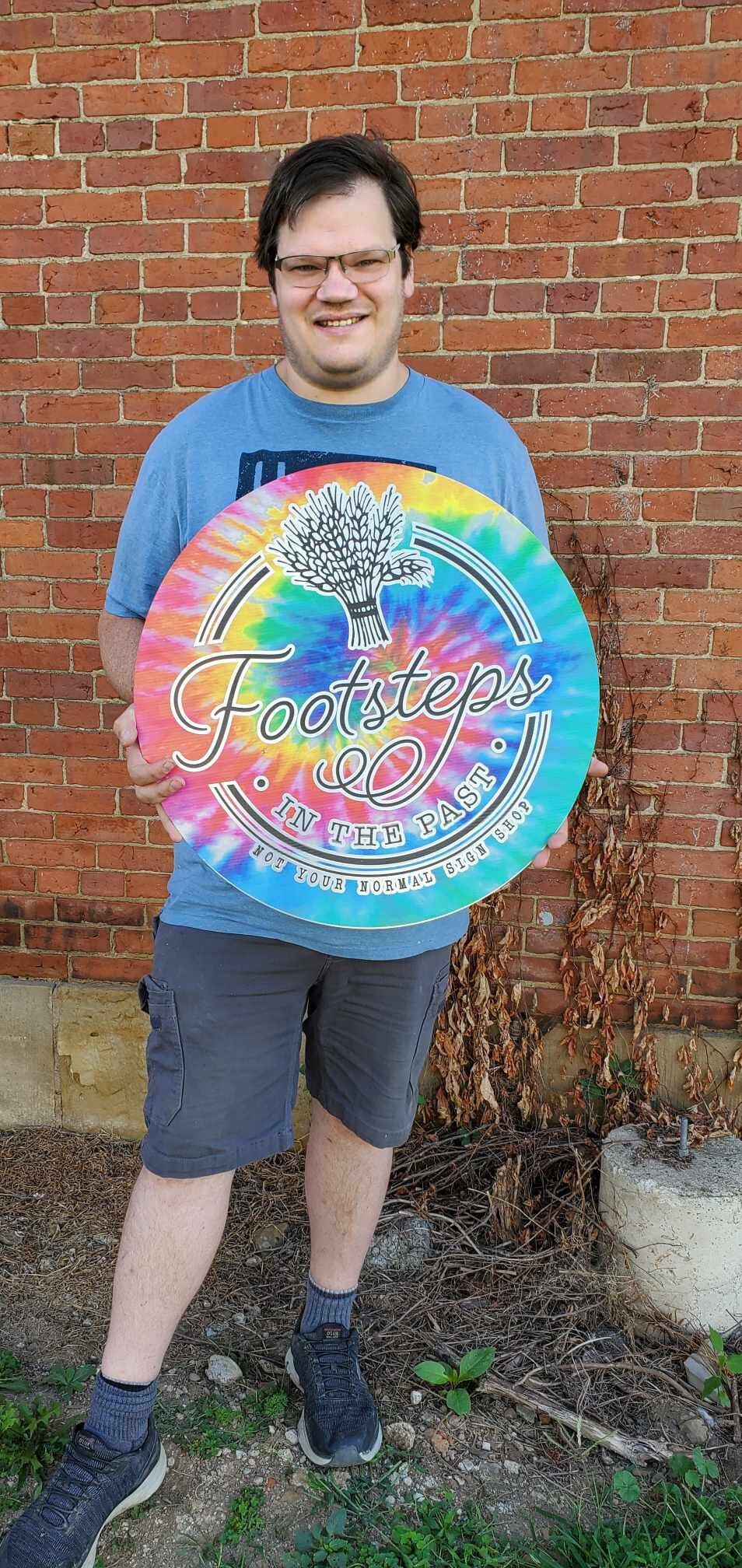 Personalized Aluminum Sign with your Custom business Logo on Aluminum Great for outdoors not steel will not rust