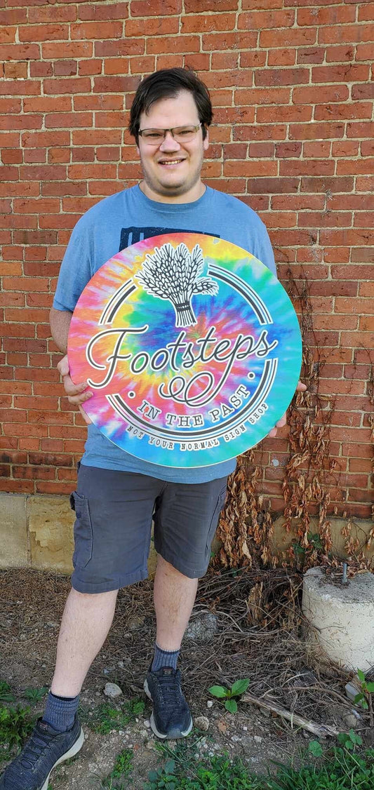 Personalized Aluminum Sign with your Custom business Logo on Aluminum Great for outdoors not steel will not rust