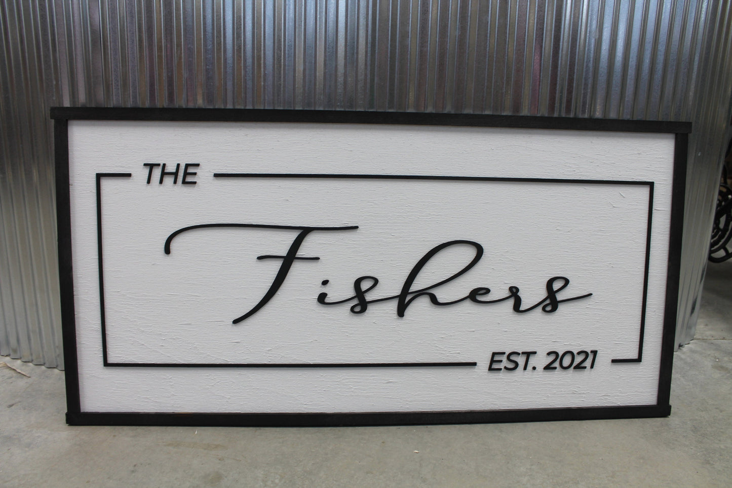 Custom Last Name Established Wood Laser Cut Out 3D Sign Elevated Letters Personalized Wedding Gift New Home Bridal Gift Renew Vows