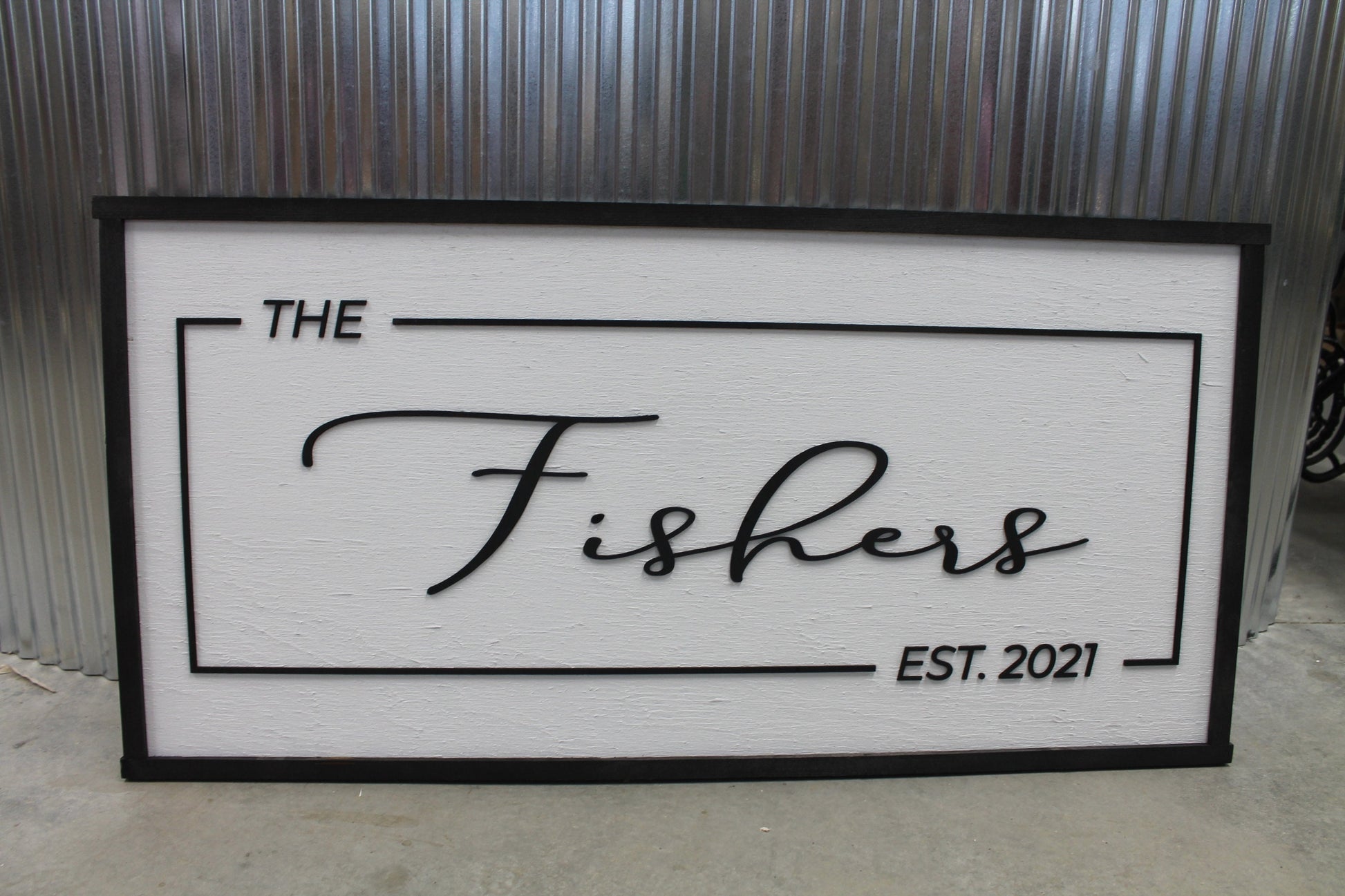 Custom Last Name Established Wood Laser Cut Out 3D Sign Elevated Letters Personalized Wedding Gift New Home Bridal Gift Renew Vows