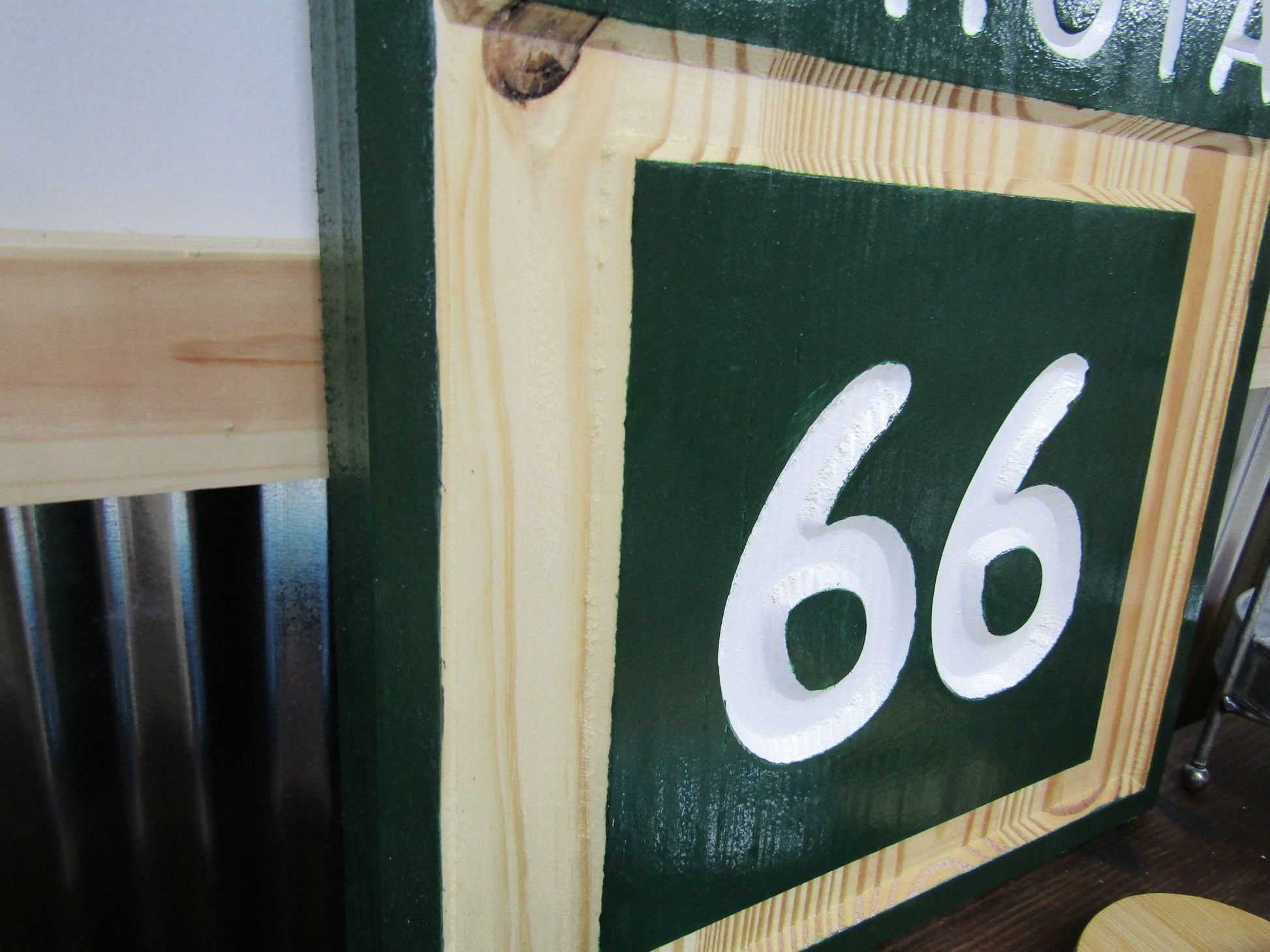 Route Echota Contour Engraved Routed Sign Commerical Real Estate Vacation Wilderness Outdoors Handmade Sign Inscribed