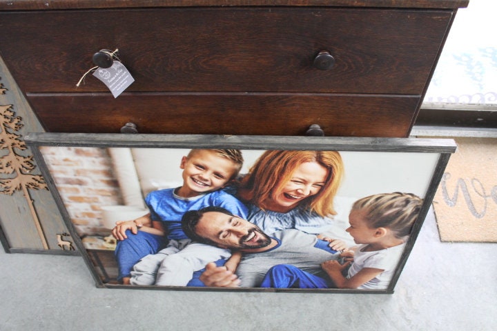 Custom Printed Sign Family Photo Photography Image Your Image Picture Wooden Handmade Sign Home Decor Personalized Living Room Wall Hanging