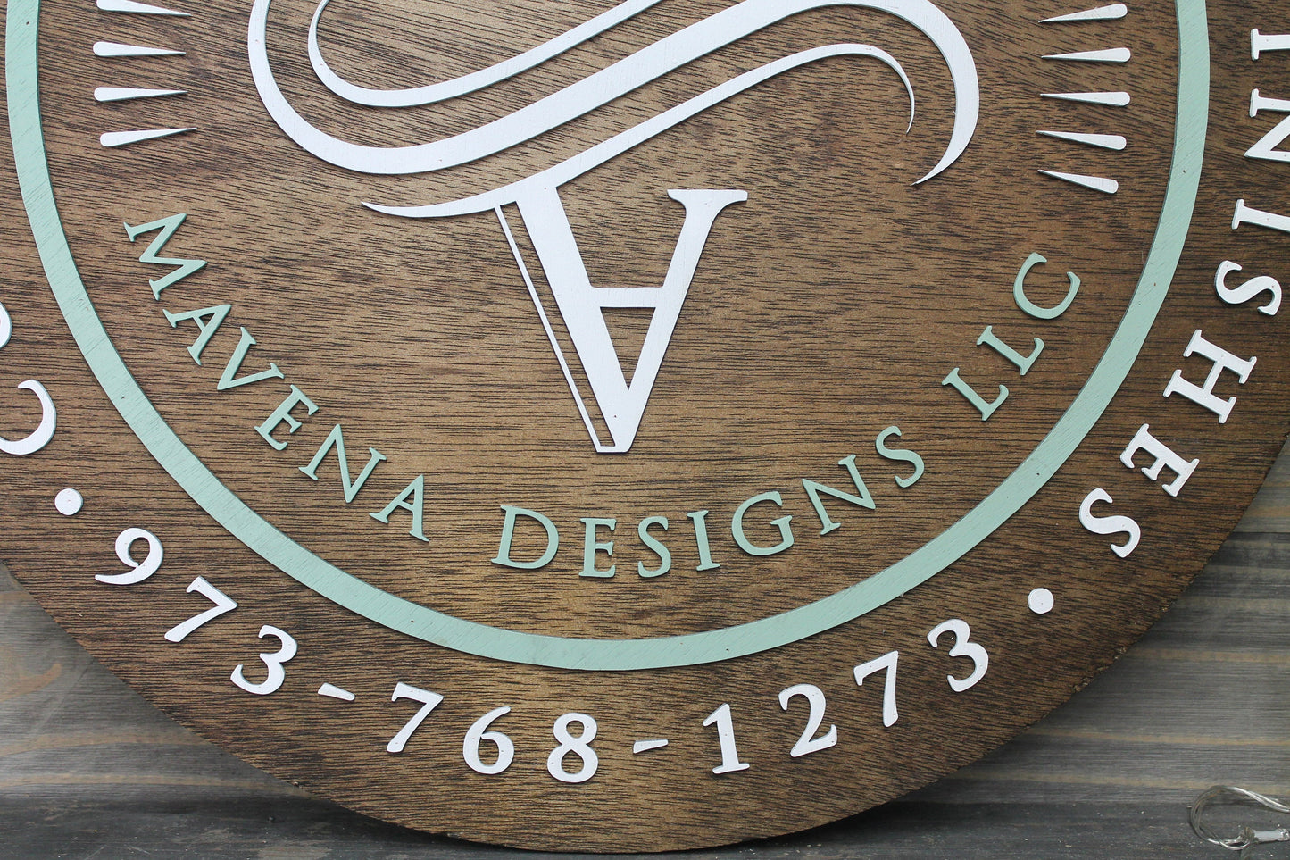 Custom sign logo sign business sign custom quote sign personalized sign salon sign furniture store studio sign for home layered sign wooden