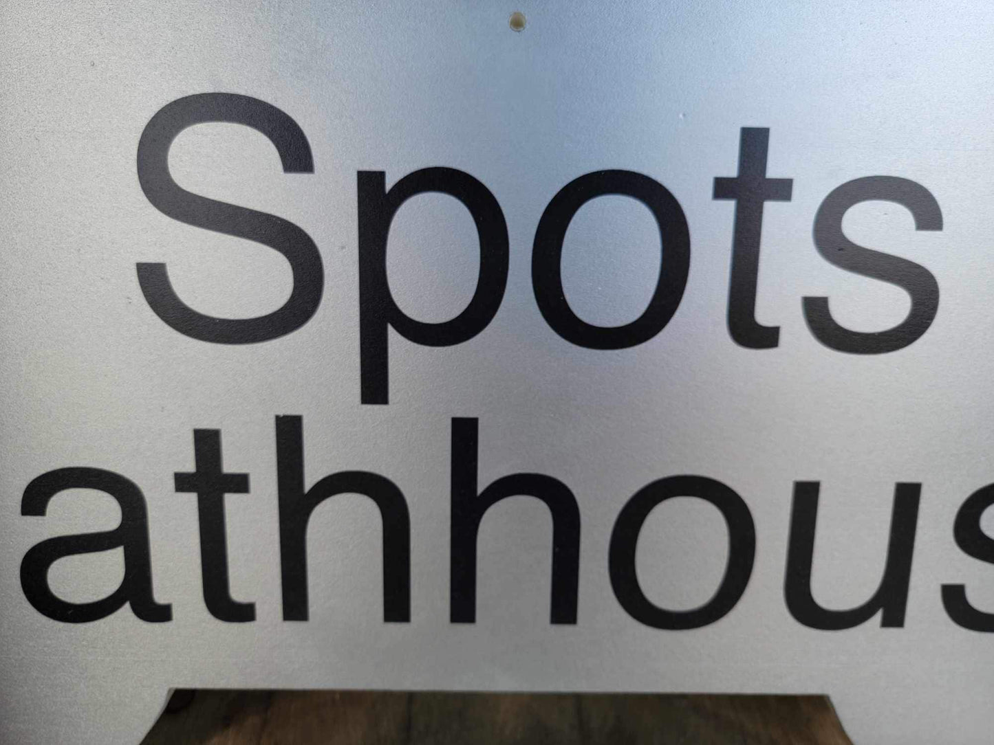 Custom Printed Sign Dog Bone Contour Weatherproof Sign pvc plastic smooth Personalized Ready for your Great for hanging or wall mounted