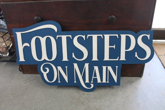 Custom Layered Sign Cutout Wooden Name Sign Business Sign Phrase Sign Personalized 3D Raised Text Your Custom Sign Handmade