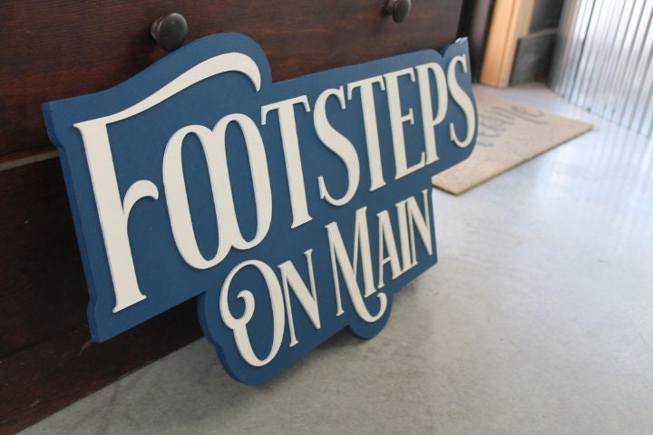 Custom Layered Sign Cutout Wooden Name Sign Business Sign Phrase Sign Personalized 3D Raised Text Your Custom Sign Handmade