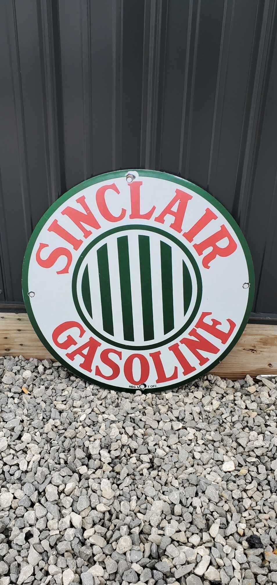 Sinclair Gasoline Oil Gas Station Reproduction Garage Sign For Him Giftable Aluminum Sign Printed Memorabilia Classic Petroliana Petroleum