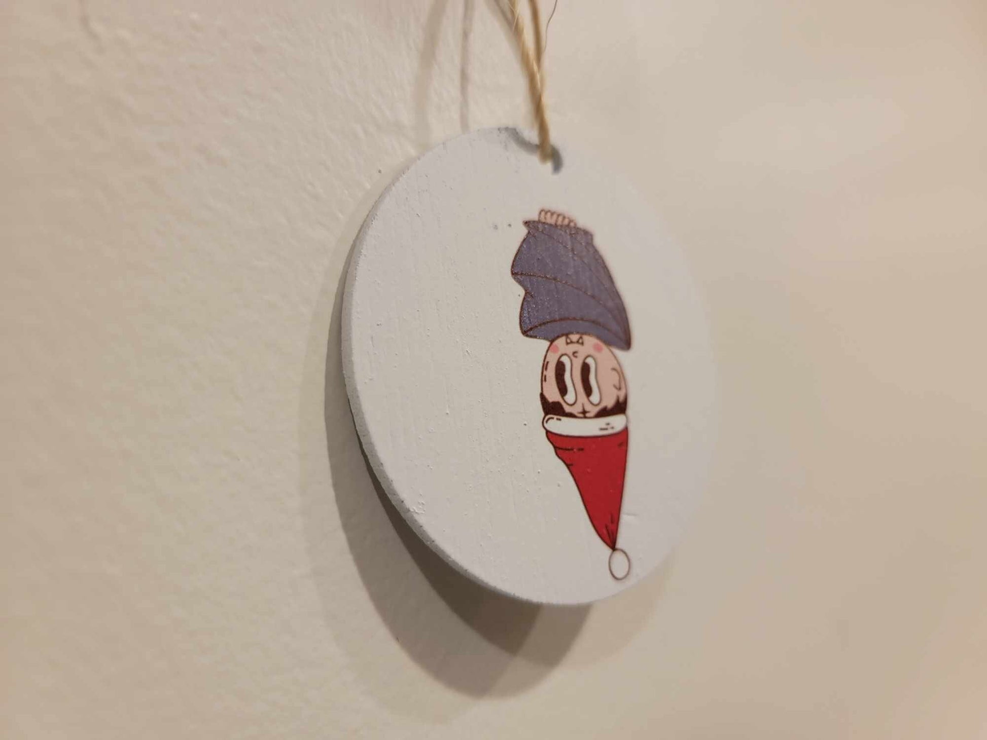 Vampire Elf Bat Cryptic Ornament Collector Cute Wing Mythical Printed Keychain Giftable Gift for Him Gift for her Fangs Wooden