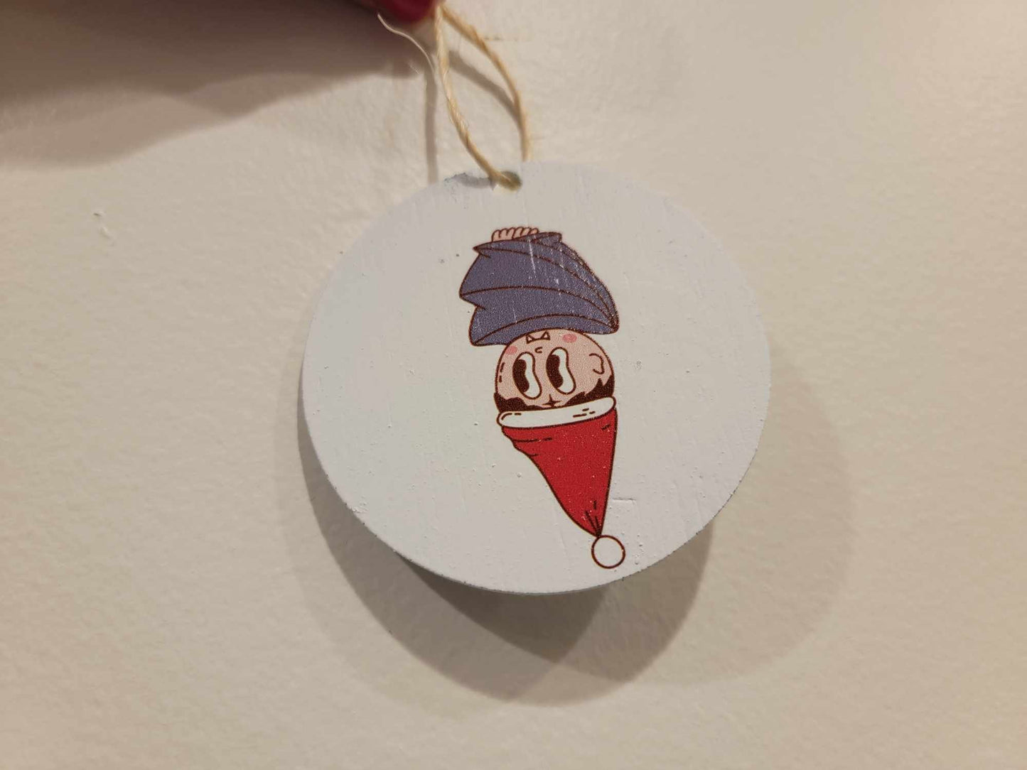 Vampire Elf Bat Cryptic Ornament Collector Cute Wing Mythical Printed Keychain Giftable Gift for Him Gift for her Fangs Wooden