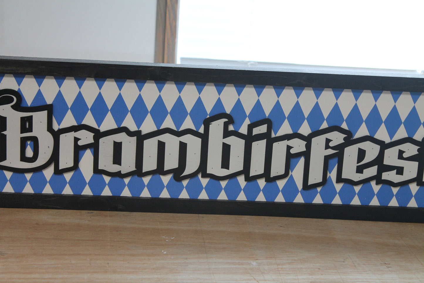 Fest Beer Renaissance Festival Medieval Printed Framed Logo Custom Personalized Wooden Sign Food Truck Food Stand Fair Signage