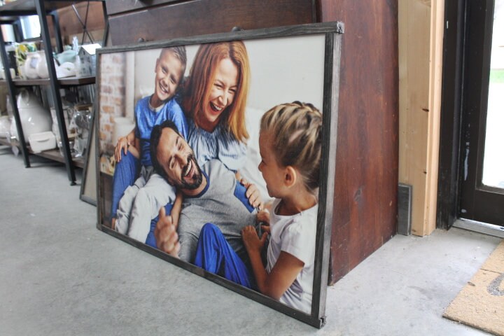 Custom Printed Sign Family Photo Photography Image Your Image Picture Wooden Handmade Sign Home Decor Personalized Living Room Wall Hanging