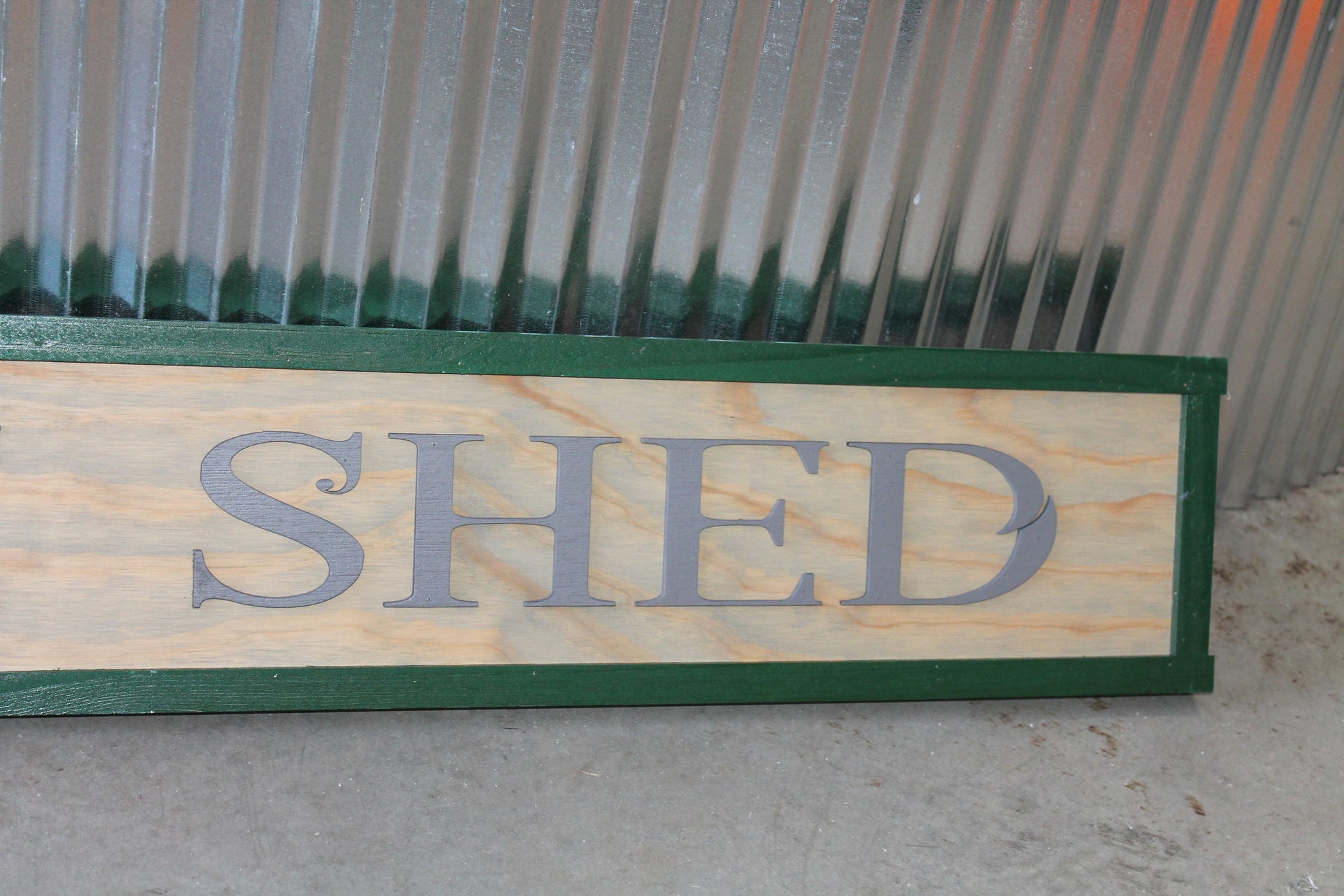 Wooden Sign She Shed Handmade Gift Building Sign Personalized Sign Custom Made to Order 3D Signage Ranch Style Country