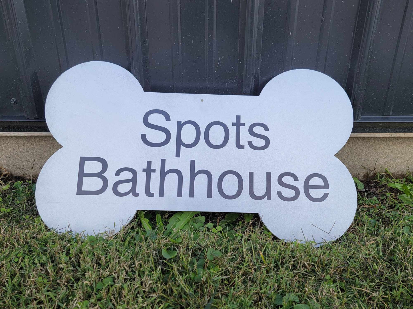 Custom Printed Sign Dog Bone Contour Weatherproof Sign pvc plastic smooth Personalized Ready for your Great for hanging or wall mounted