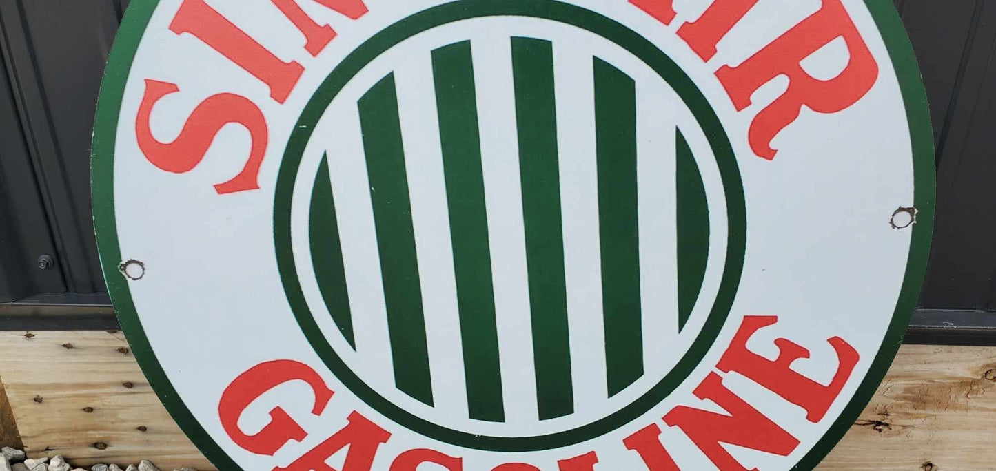 Sinclair Gasoline Oil Gas Station Reproduction Garage Sign For Him Giftable Aluminum Sign Printed Memorabilia Classic Petroliana Petroleum