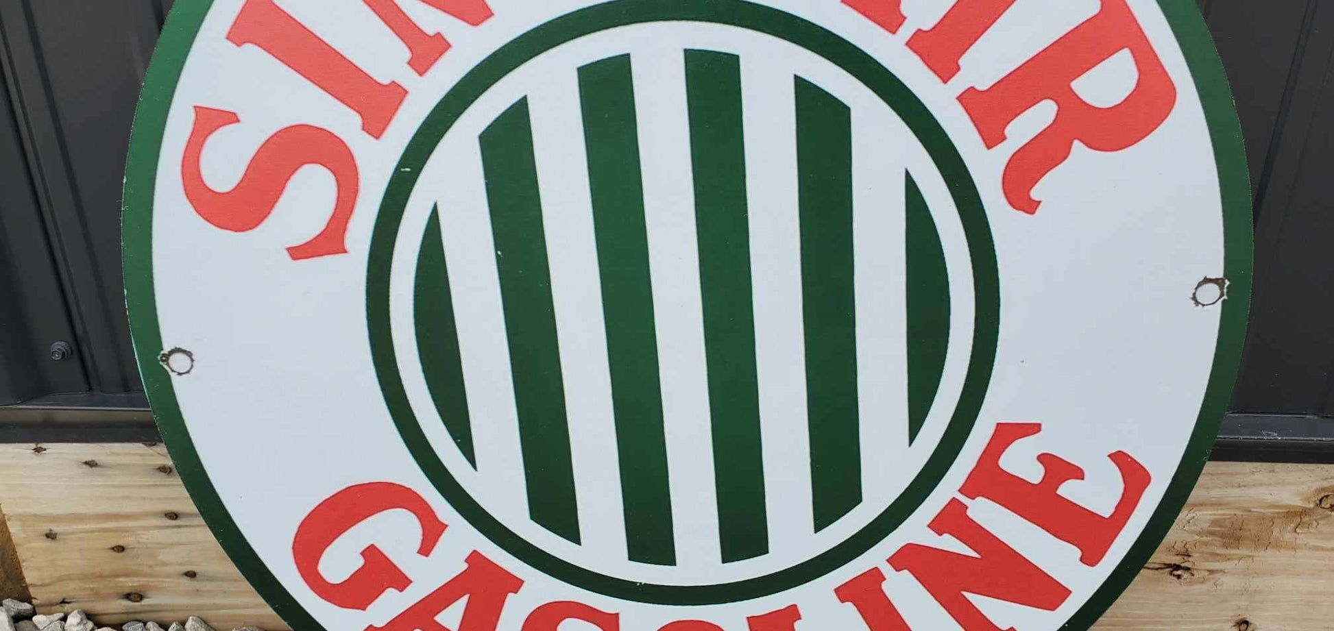 Sinclair Gasoline Oil Gas Station Reproduction Garage Sign For Him Giftable Aluminum Sign Printed Memorabilia Classic Petroliana Petroleum