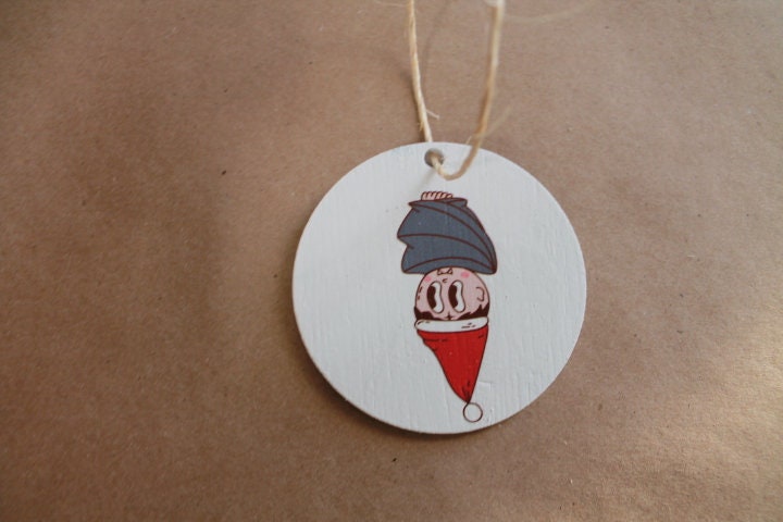 Vampire Elf Bat Cryptic Ornament Collector Cute Wing Mythical Printed Keychain Giftable Gift for Him Gift for her Fangs Wooden