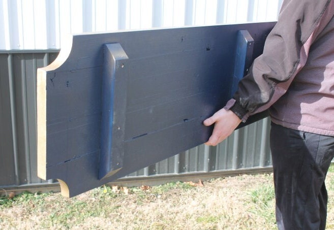 Gold Carved Make believe Museum Blue Vintage Antique Victorian Personalized Custom Wooden Etched Sign Engraved Routed Color Filled