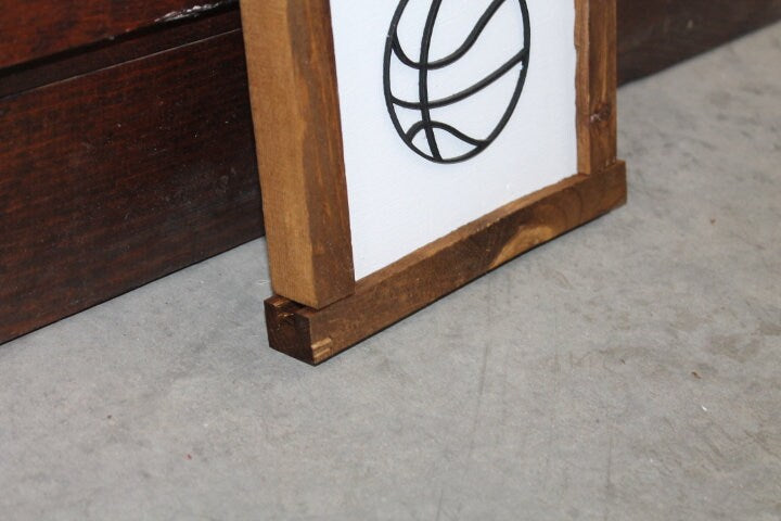 Basketball Sports Athlete Gym Ball Game Day 3D layered Sign Handmade Decor Play Room Decor Player All Net Score Hoop Playmaker Team