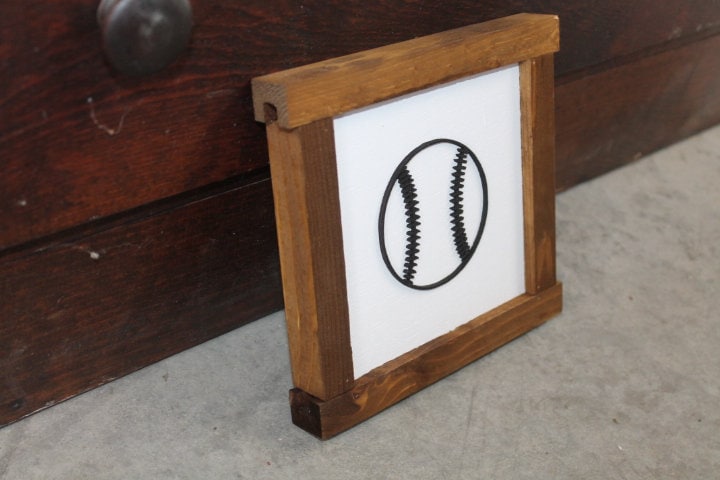 Baseball Softball Sports Athlete Gym Ball Game Day 3D layered Sign Handmade Decor Play Room Decor Player Playmaker Home Run Team