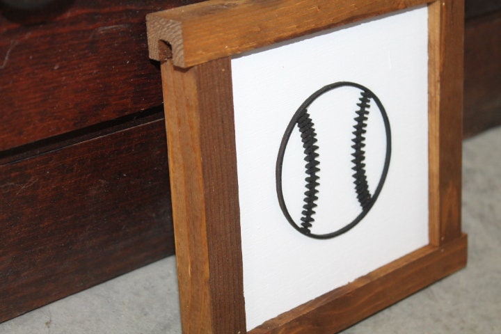 Baseball Softball Sports Athlete Gym Ball Game Day 3D layered Sign Handmade Decor Play Room Decor Player Playmaker Home Run Team