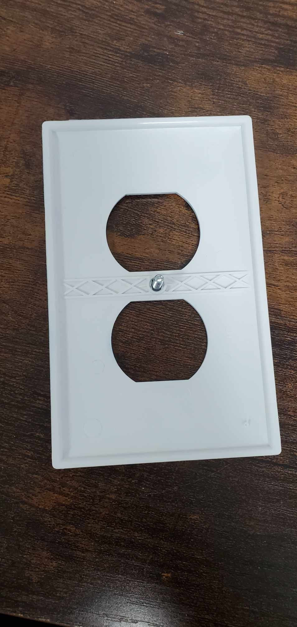 Blue Pattern Aztec Geometric Tiles Beach Water Printed in Color Light Switch Cover Plate Durable Baby Room Kids Room Decorative Decor