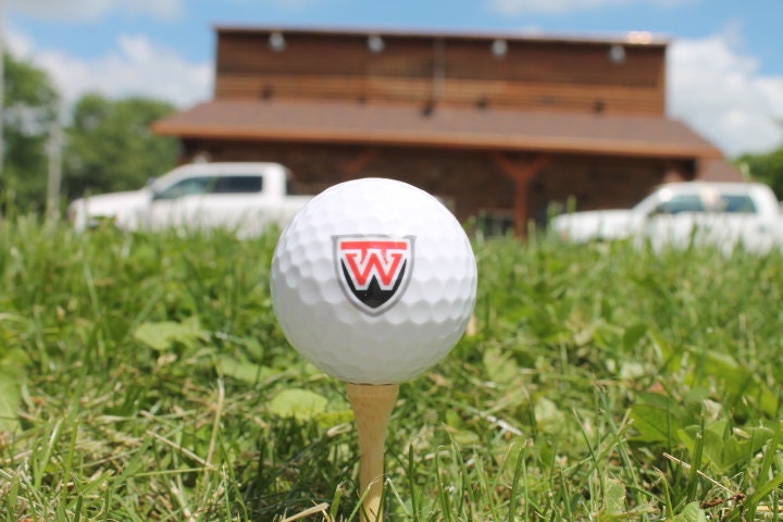 Local School Logo Gift Set Wholesale Bulk Custom Golf Balls Golfer Sport Printed Club Clubhouse Team Local District Business Personalize