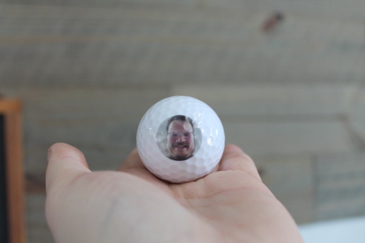 Your Image on a Golf Ball Logo Golf Ball Set Picture Custom Personalize Single or Bulk Fathers Day Logo Sports Unique
