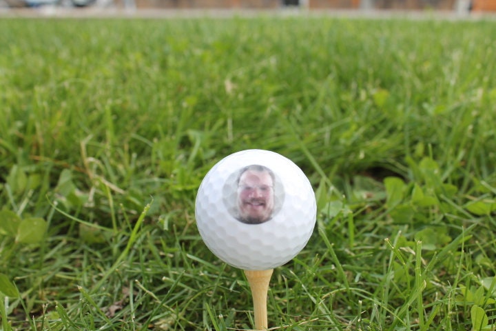 Your Image on a Golf Ball Logo Golf Ball Set Picture Custom Personalize Single or Bulk Fathers Day Logo Sports Unique