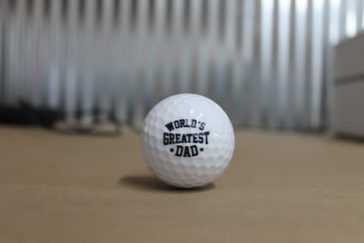 Worlds Greatest Dad Golf Ball Set Fathers Day Gift Customize Wholesale Your Own Bulk Custom Local Personalized Saying Phrase Fun Unique