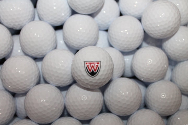 Local School Logo Gift Set Wholesale Bulk Custom Golf Balls Golfer Sport Printed Club Clubhouse Team Local District Business Personalize