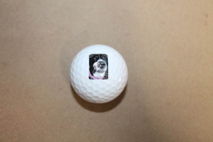 Your Image on a Golf Ball Custom Logo Personalized Picture Your Dog Pet on a Golf Ball Gag Gift Fathers Day Gift Wholesale Bulk Your Design!