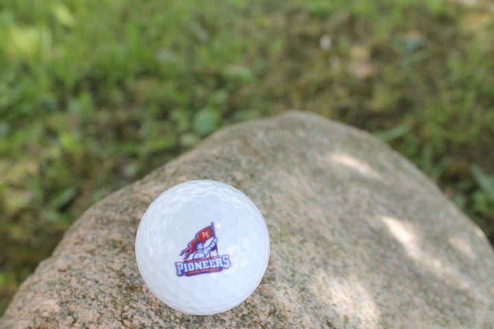 Golf Ball Fundraiser Idea School Logo Set Wholesale Golfer Team Sport Logo Printed Set Bulk Club Clubhouse Custom Personalized Your Logo