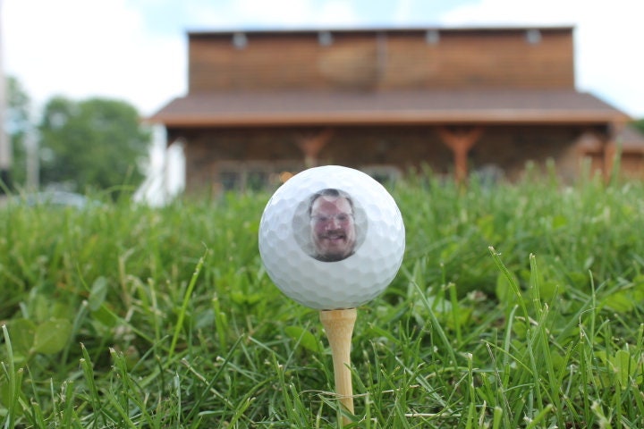 Your Image on a Golf Ball Logo Golf Ball Set Picture Custom Personalize Single or Bulk Fathers Day Logo Sports Unique