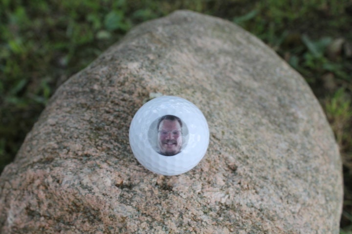 Your Image on a Golf Ball Logo Golf Ball Set Picture Custom Personalize Single or Bulk Fathers Day Logo Sports Unique