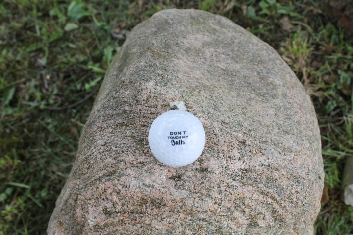 Don't Touch My Fathers Day Gift Funny Golf Ball or Customize Your Own! Your Logo Your Business Your Design Sports Team Unique Gag Gift Joke