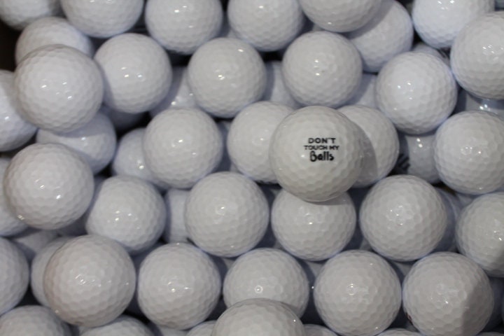 Don't Touch My Fathers Day Gift Funny Golf Ball or Customize Your Own! Your Logo Your Business Your Design Sports Team Unique Gag Gift Joke