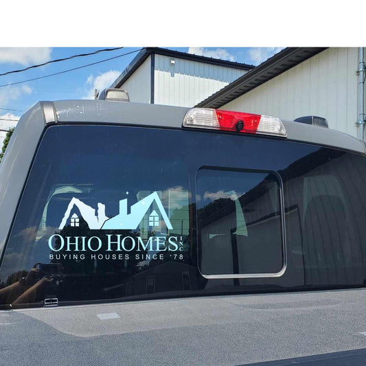 Personalized Car Decal Custom Window Sticker Weatherproof Outdoor Font Logo Business Info Customizable Full Color Lettering