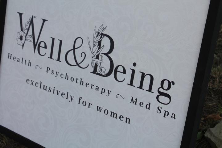 Custom Wood Sign Business Commerical Signage Wellness Women Spa Therapy Relax Print Image Framed Signage Color Logo Large Personalized Decor