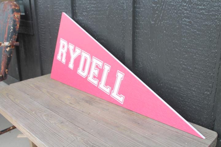 Custom Highschool Sports Team Pennant Feild Banner Printed Sign Contour Weatherproof PVC smooth Personalized Great for hanging or mounted