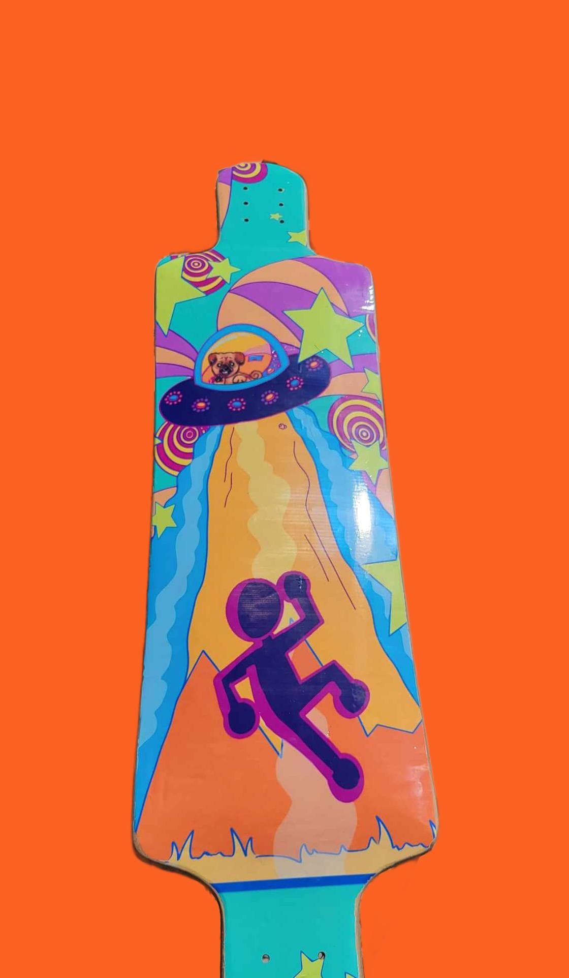 Personalized Skateboard Decal Custom Your Design Sticker Weatherproof Outdoor Customizable Full Color Lettering Full Body