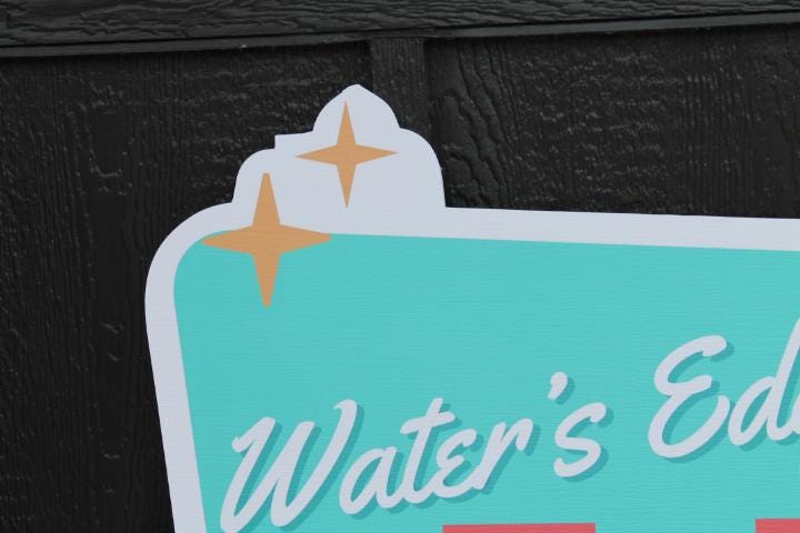 Custom Contour Arcade Bowling Game Family Fun Center Color Textured Rectangle Weatherproof Sign Pvc Plastic