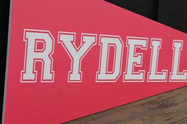Custom Highschool Sports Team Pennant Feild Banner Printed Sign Contour Weatherproof PVC smooth Personalized Great for hanging or mounted