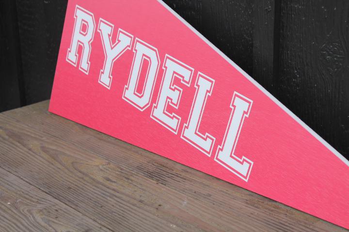 Custom Highschool Sports Team Pennant Feild Banner Printed Sign Contour Weatherproof PVC smooth Personalized Great for hanging or mounted