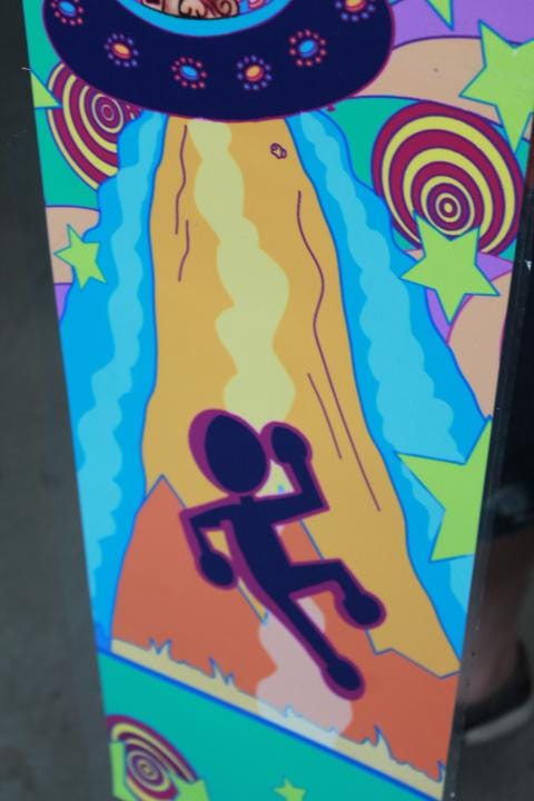 Personalized Skateboard Decal Custom Your Design Sticker Weatherproof Outdoor Customizable Full Color Lettering Full Body