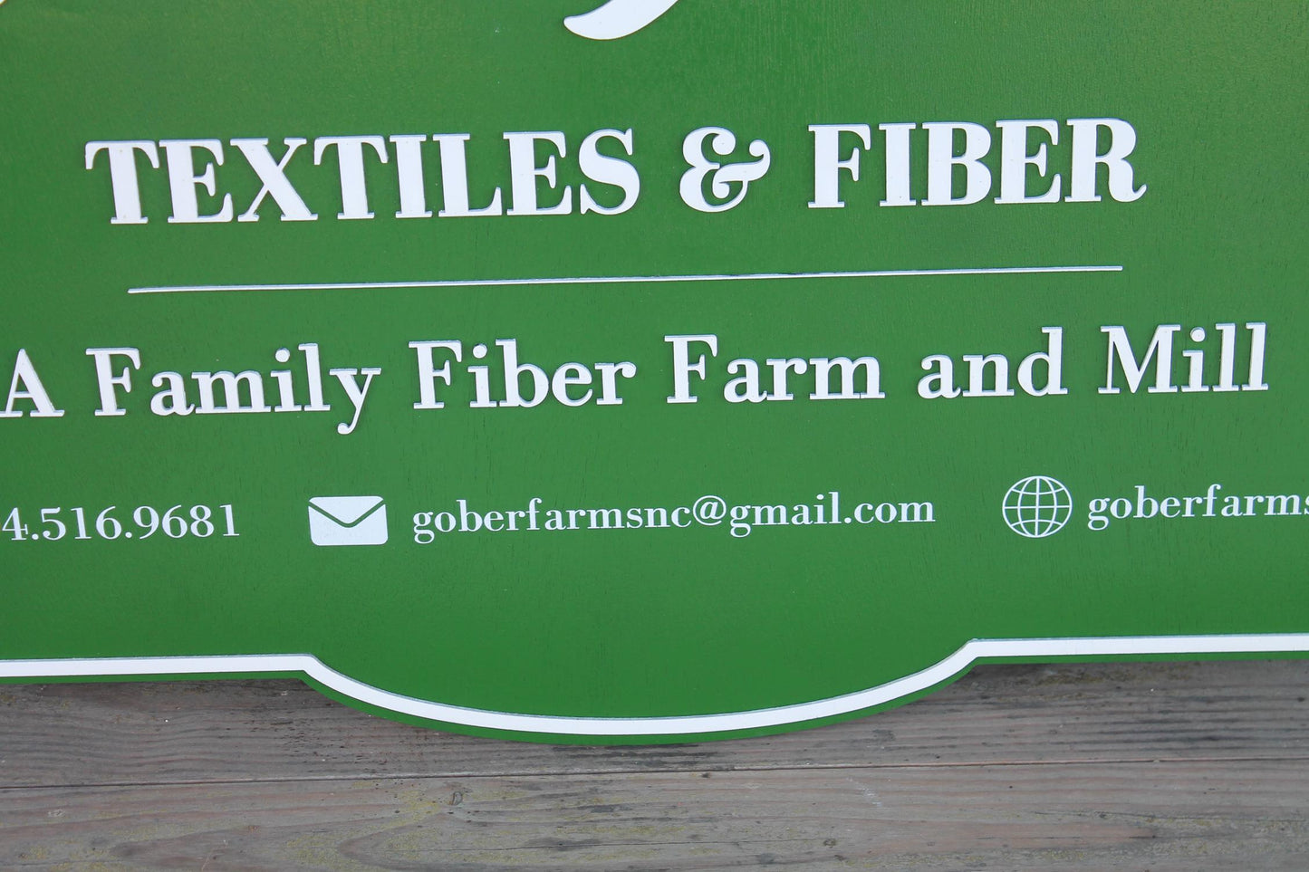 Personalized Fiber Mill Large Farm Sign Business Signage Contour 3D Custom Small Shop Indoor Outdoor Small Business Laser Cut and Printed