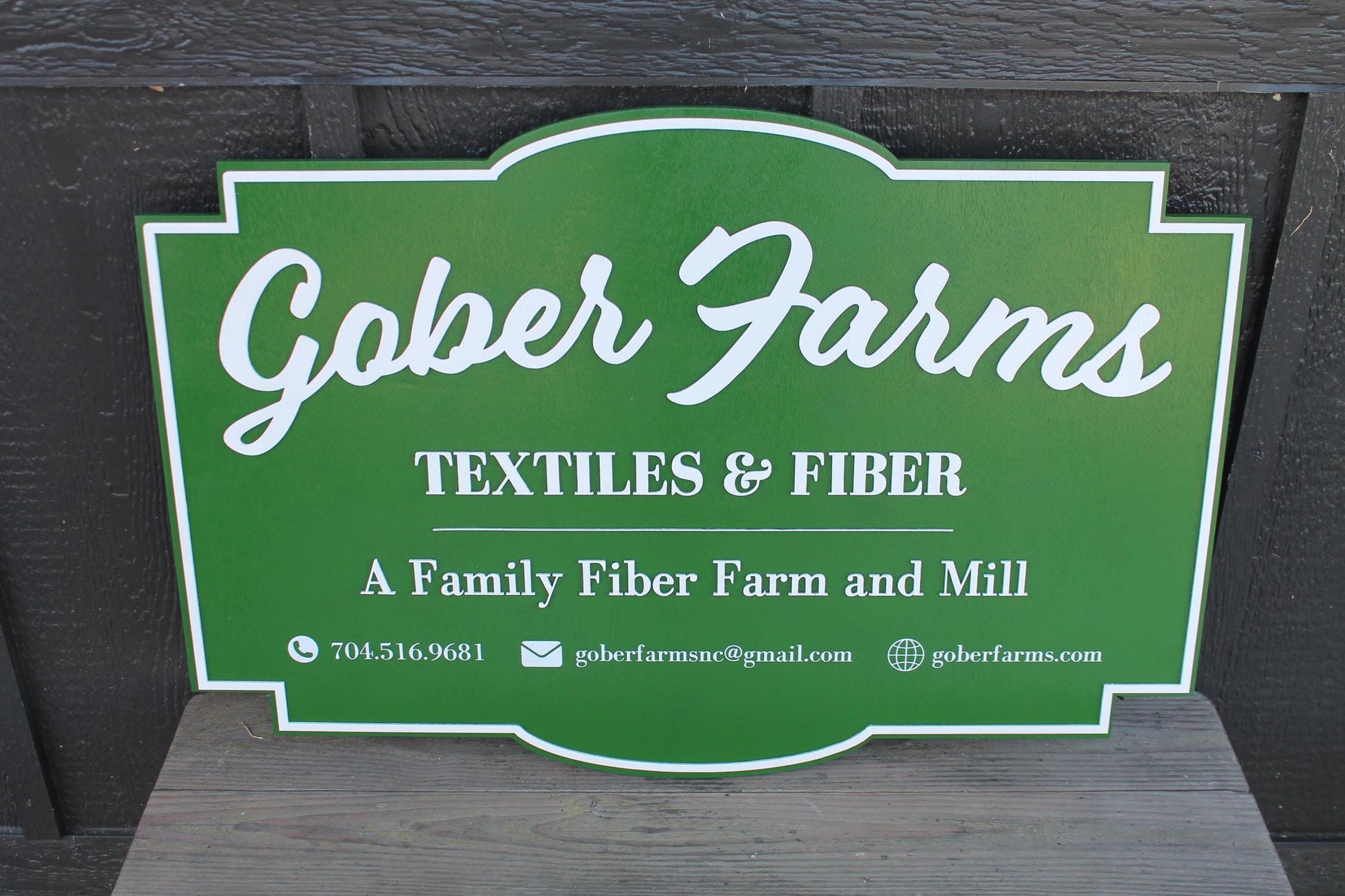Personalized Fiber Mill Large Farm Sign Business Signage Contour 3D Custom Small Shop Indoor Outdoor Small Business Laser Cut and Printed