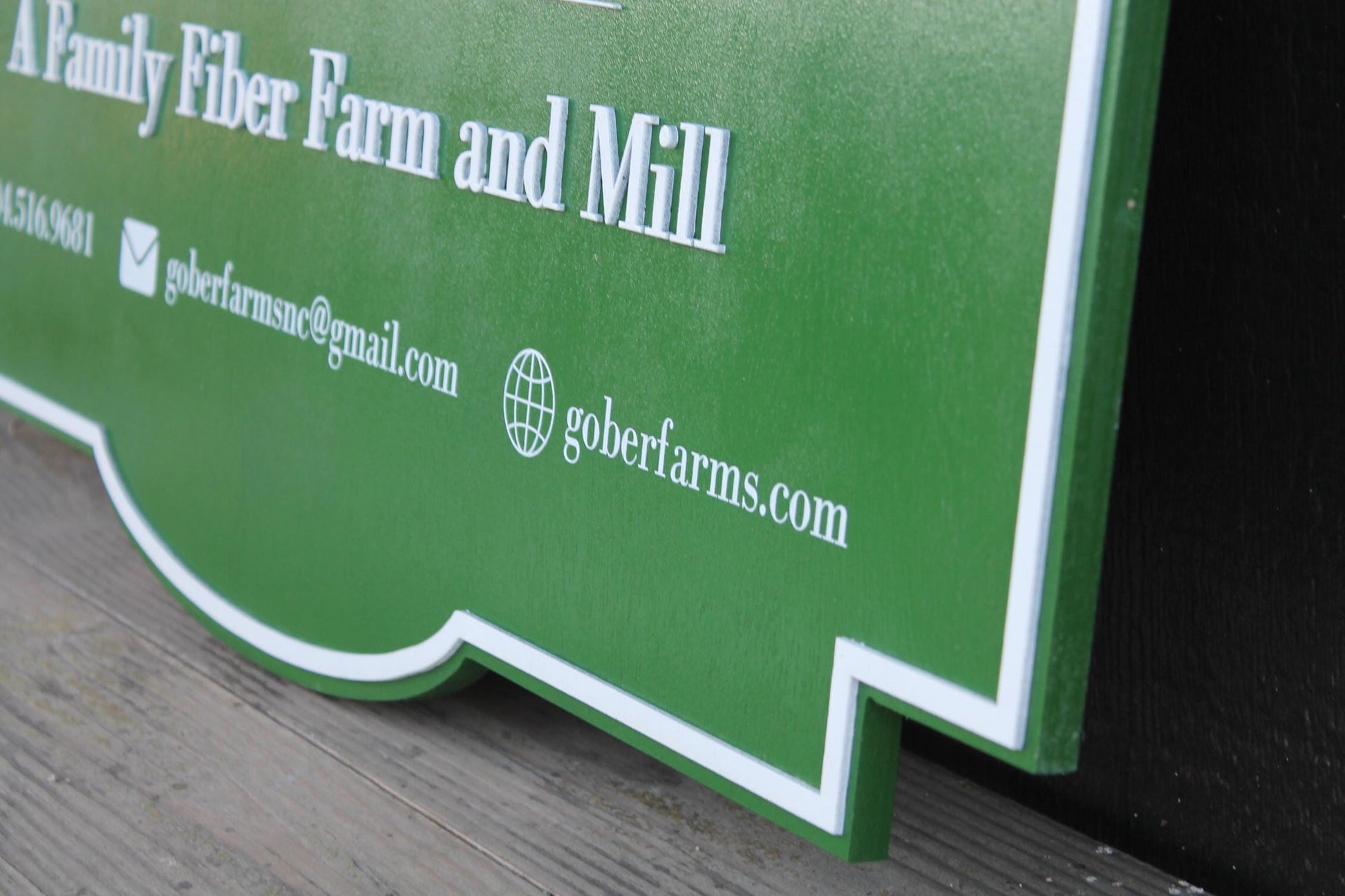 Personalized Fiber Mill Large Farm Sign Business Signage Contour 3D Custom Small Shop Indoor Outdoor Small Business Laser Cut and Printed
